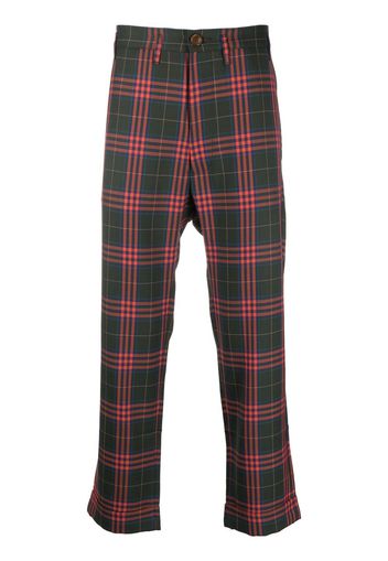 Vivienne Westwood virgin-wool tartan trousers - Verde