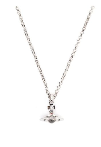 Vivienne Westwood Orb-pendant chain necklace - Argento