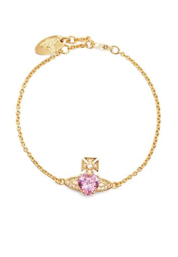 Vivienne Westwood Orb plaque-detail bracelet - Oro