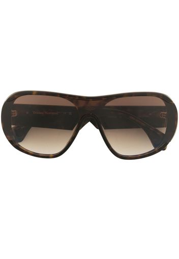 Vivienne Westwood tortoiseshell pilot-frame sunglasses - Marrone