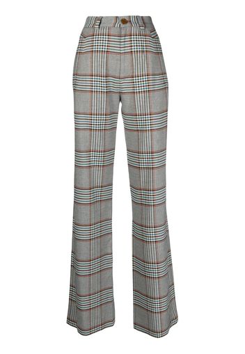 Vivienne Westwood Pantaloni Ray tartan - Blu