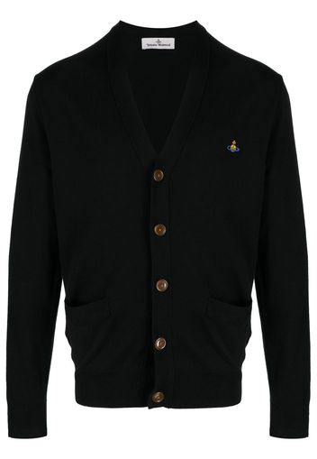 Vivienne Westwood Cardigan con ricamo - Nero