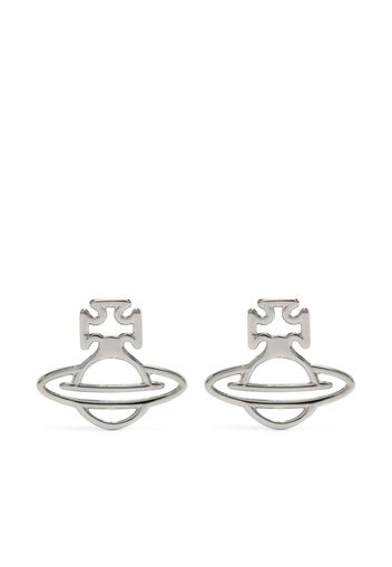 Vivienne Westwood Orb stud earrings - Argento