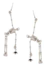 Skeleton Orb drop earrings