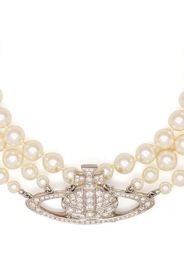 Vivienne Westwood Orb pearl-detail necklace - Argento