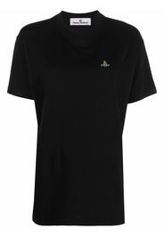 Vivienne Westwood Orb-embroidered T-shirt - Nero