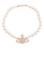 Vivienne Westwood Collana con ciondolo Orb - Bianco