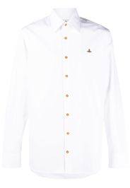 Vivienne Westwood Orb-logo organic-cotton shirt - Bianco