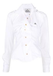 Vivienne Westwood Camicia con logo Orb - Bianco