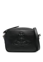 Vivienne Westwood embossed-orb shoulder bag - Nero