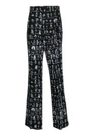 Vivienne Westwood all-over graphic print trousers - Nero