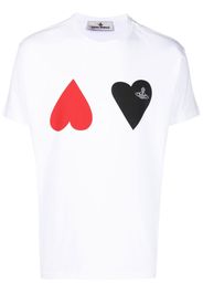 Vivienne Westwood heart-print cotton T-shirt - Bianco