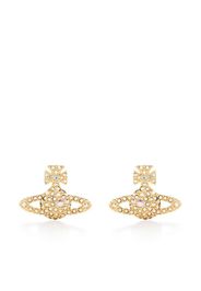 Vivienne Westwood orb encrusted crystal earrings - Oro