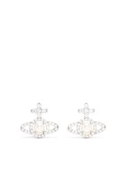 Vivienne Westwood Orb crystal-embellished earrings - Argento