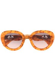 Vivienne Westwood tortoiseshell round-frame sunglasses - Marrone