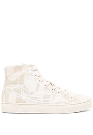 Vivienne Westwood Orb-motif lace-up sneakers - Toni neutri