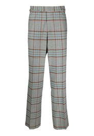 Vivienne Westwood plaid-check pattern straight-leg trousers - Blu