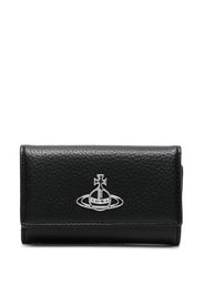 Vivienne Westwood Orb-detail tri-fold wallet - Nero