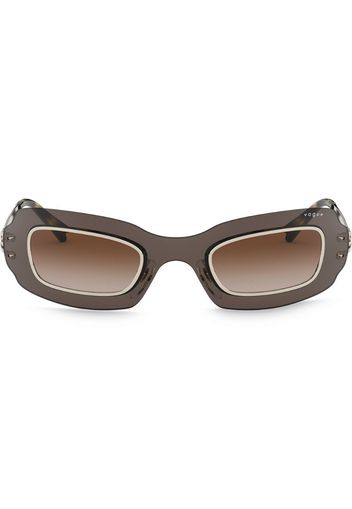 rectangular frame sunglasses