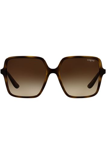 Vogue Eyewear tortoiseshell oversized-frame sunglasses - Marrone