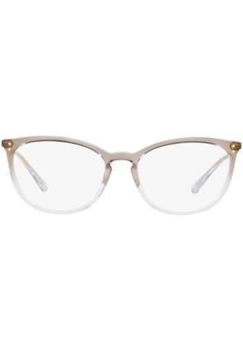 Vogue Eyewear cat-eye transparent-frame glasses - Marrone