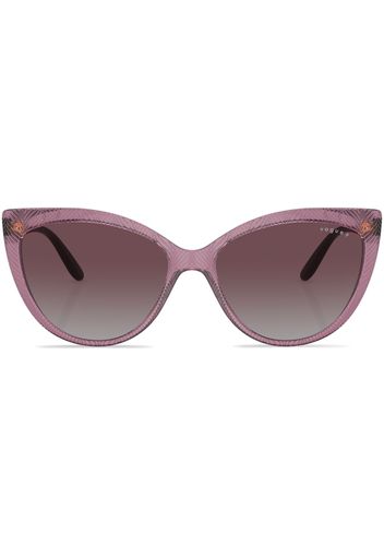 Vogue Eyewear gradient-lenses cat-eye sunglasses - 276162 Transparent Purple