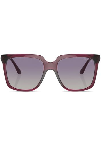 Vogue Eyewear translucent-design square-frame sunglasses - 29898J Transparent Cherry