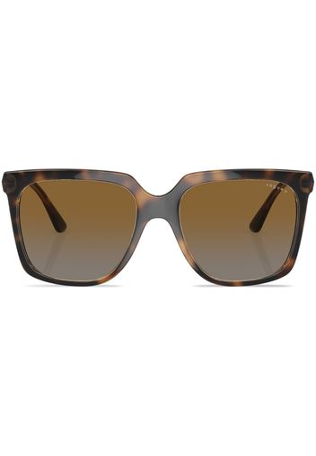 Vogue Eyewear tortoiseshell-effect square-frame sunglasses - W656T5 Dark Havana