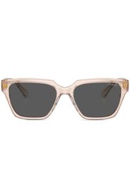 Vogue Eyewear oversize-frame logo-print sunglasses - 300787 Opal Light Peach