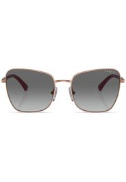 Vogue Eyewear oversize-frame engraved-logo sunglasses - 515211 Rose Gold