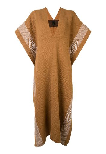 VOZ Poncho Diamante - Marrone