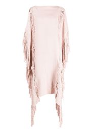 VOZ Poncho con frange - Rosa