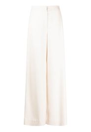 VOZ high-waist wide-leg trousers - Toni neutri