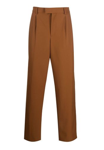 VTMNTS plain tailored trousers - Marrone
