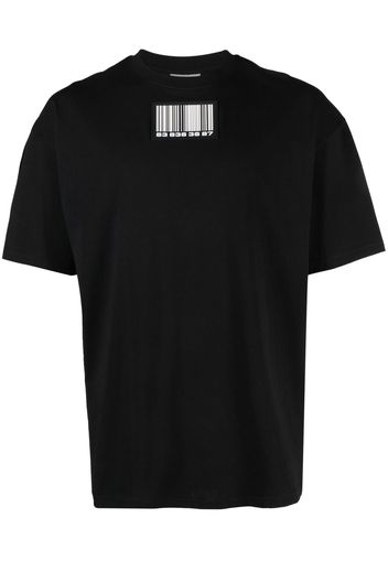 VTMNTS T-shirt con applicazione - Nero