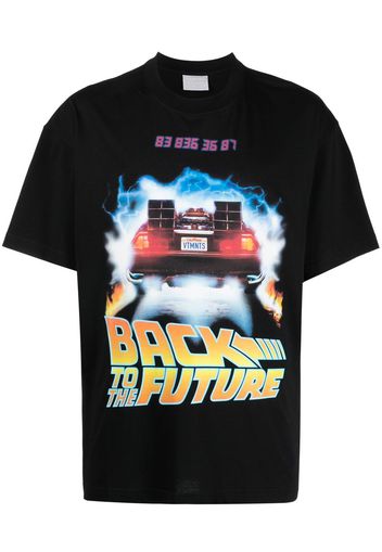 VTMNTS T-shirt Back to the Future con stampa grafica - Nero