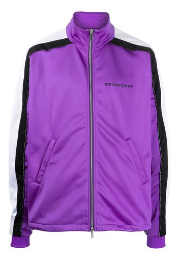 VTMNTS side stripes zip-up jacket - Viola