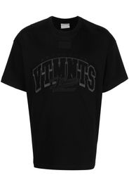 VTMNTS logo-embroidered crew-neck T-shirt - Nero