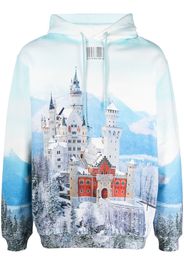 VTMNTS Felpa Neuschwanstein Winter con cappuccio - Blu