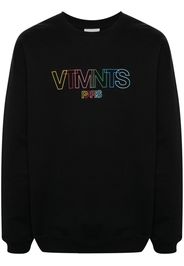 VTMNTS logo-print crew-neck sweatshirt - Nero