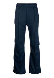 Wales Bonner Kola logo-embroidered panelled track pants - Blu