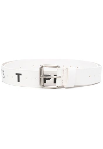 Walter Van Beirendonck Reboot leather belt - Bianco