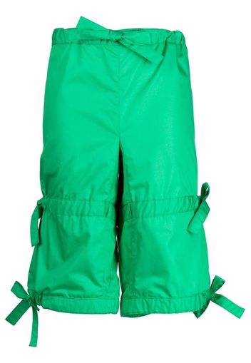 Walter Van Beirendonck Star strap-detailed shorts - Verde