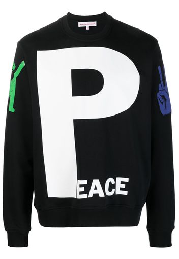 Walter Van Beirendonck graphic-print cotton sweatshirt - Nero