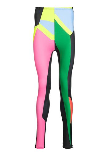 Walter Van Beirendonck Legs graphic-print leggings - Multicolore