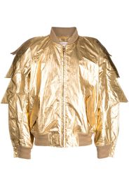 Walter Van Beirendonck metallic-effect bomber jacket - Oro