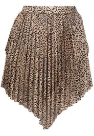 layered pleated skirt