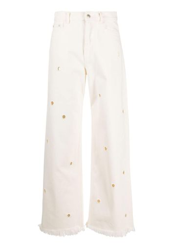 Wandler mid-rise flared jeans - Toni neutri