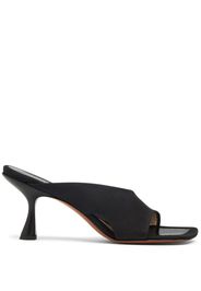 Wandler Julio 80mm cut-out detail leather mules - Nero