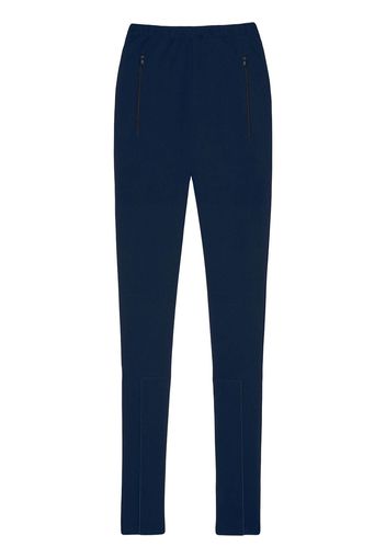 WARDROBE.NYC front ankle-zip leggings - Blu